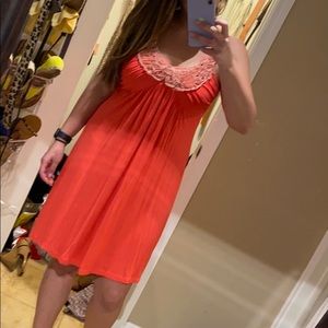 Coral dress 👗